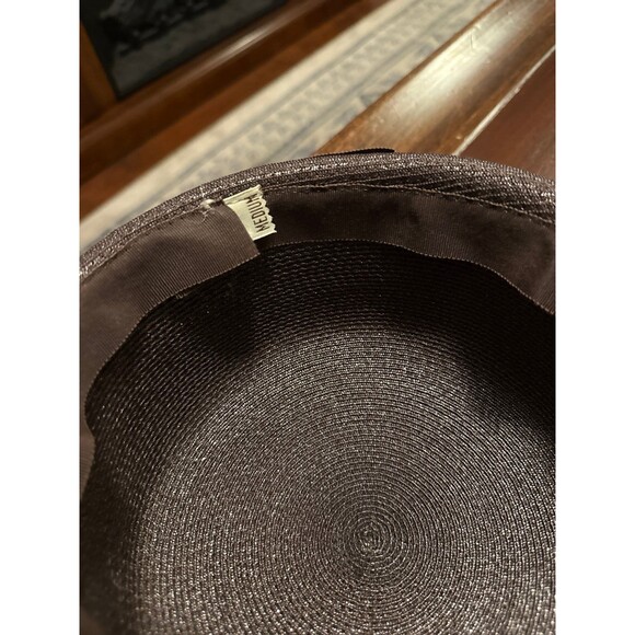 2 Vintage straw boater hats size medium